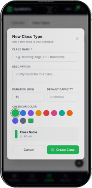 Billing interface on mobile